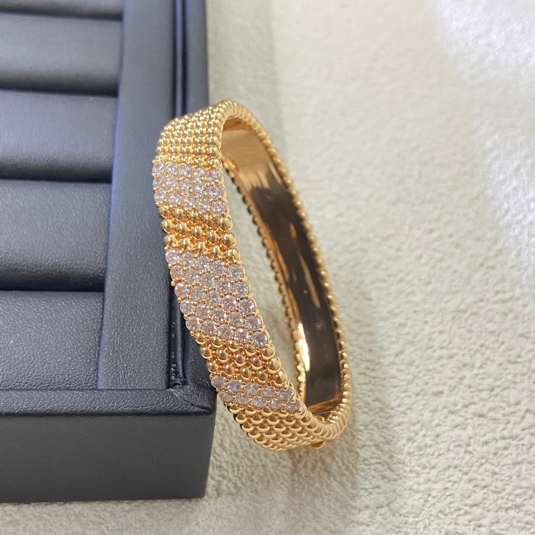 [LumiVibe]  FIVE-ROW DIAMOND BRACELET