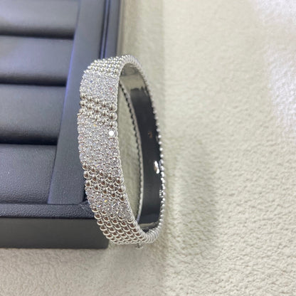 [LumiVibe]  FIVE-ROW DIAMOND BRACELET