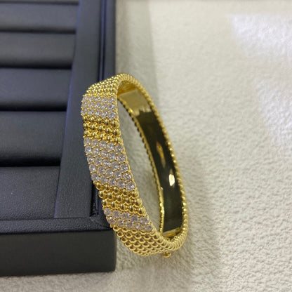[LumiVibe]  FIVE-ROW DIAMOND BRACELET