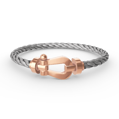 [LumiVibe]FORCE LARGE HORSESHOE NO DIAMOND BRACELET ROSE GOLD
