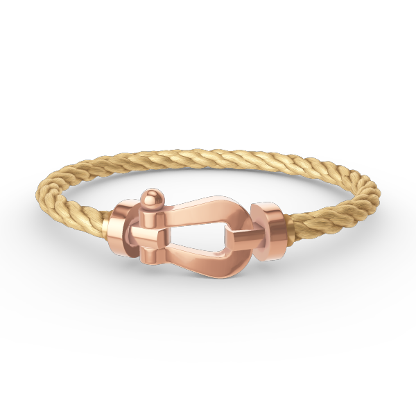 [LumiVibe]FORCE LARGE HORSESHOE NO DIAMOND BRACELET ROSE GOLD