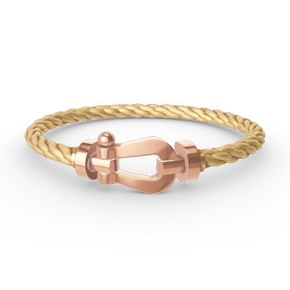 [LumiVibe]FORCE LARGE HORSESHOE NO DIAMOND BRACELET ROSE GOLD