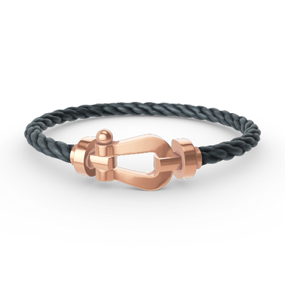 [LumiVibe]FORCE LARGE HORSESHOE NO DIAMOND BRACELET ROSE GOLD