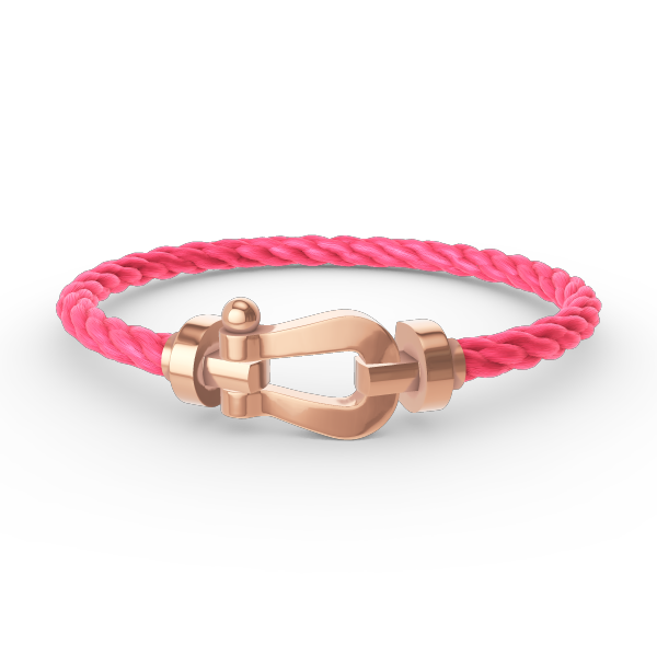 [LumiVibe]FORCE LARGE HORSESHOE NO DIAMOND BRACELET ROSE GOLD