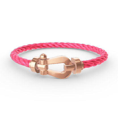 [LumiVibe]FORCE LARGE HORSESHOE NO DIAMOND BRACELET ROSE GOLD