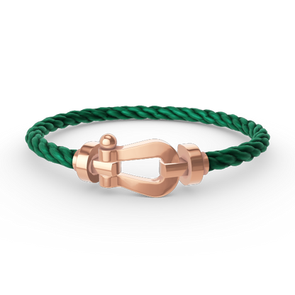 [LumiVibe]FORCE LARGE HORSESHOE NO DIAMOND BRACELET ROSE GOLD