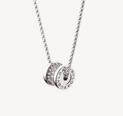 [LumiVibe]ZERO 1 SILVER DIAMOND NECKLACE