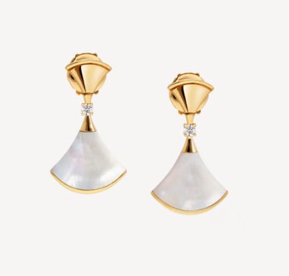 [LumiVibe]DREAM MOP 1 DIAMOND EARRINGS