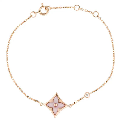 [LumiVibe]STAR 1 DIAMOND PINK GOLD BRACELET