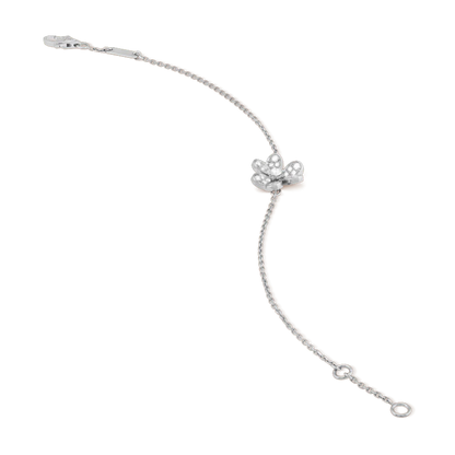 [LumiVibe]FRIVOLE SILVER FLOWER DIAMOND BRACELET