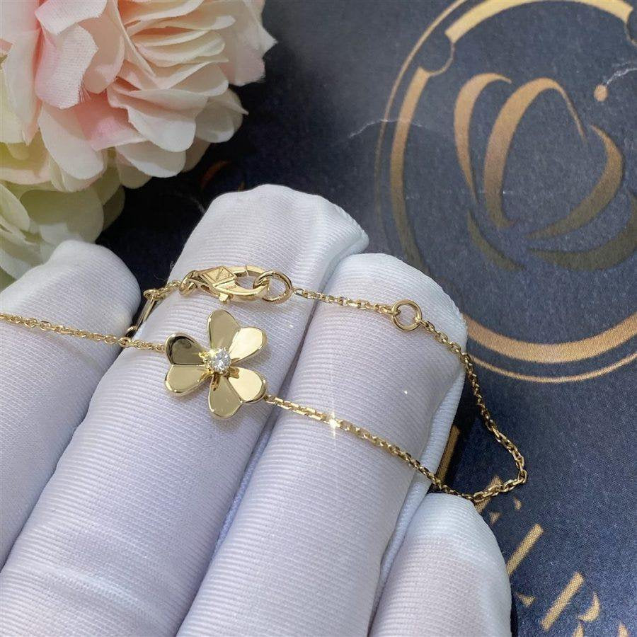 [LumiVibe]FRIVOLE GOLD FLOWER BRACELET
