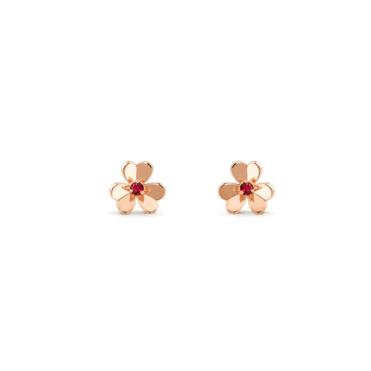 [LumiVibe]FRIVOLE  FLOWER PINK EARRINGS