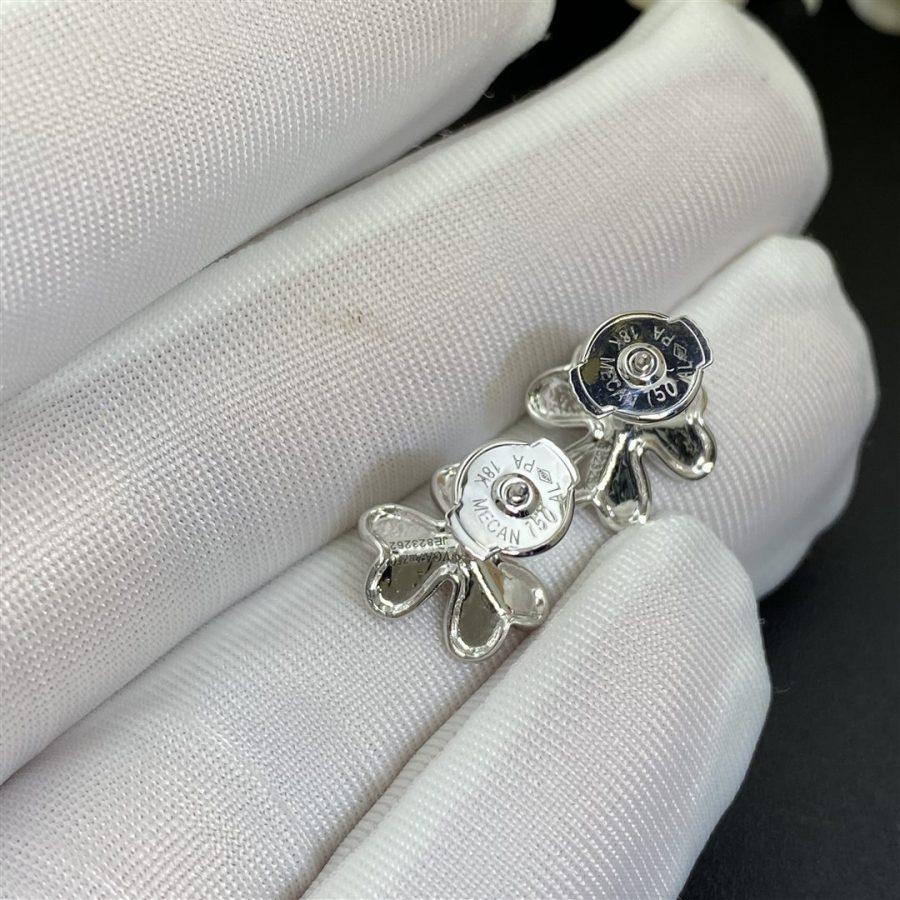 [LumiVibe]FRIVOLE MINI SILVER FLOWER EARRINGS