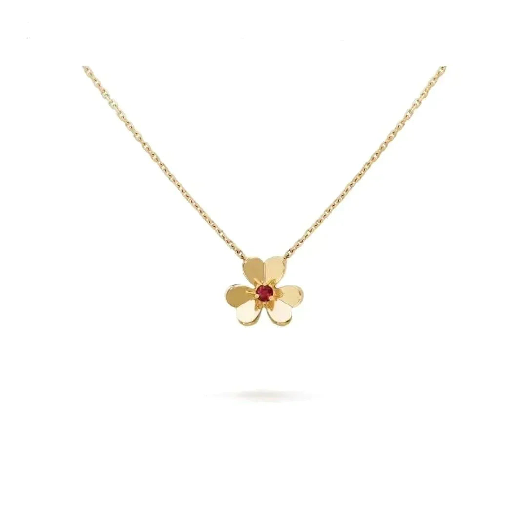 [LumiVibe]FRIVOLE GOLD FLOWER NECKLACE