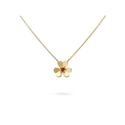 [LumiVibe]FRIVOLE GOLD FLOWER NECKLACE