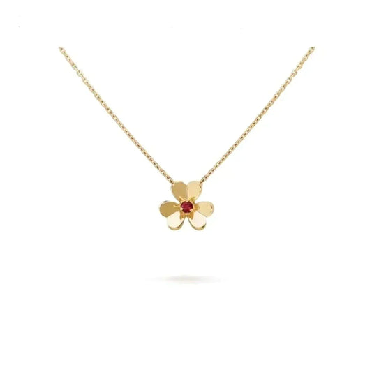 [LumiVibe]FRIVOLE GOLD FLOWER NECKLACE
