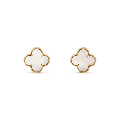 [LumiVibe]CLOVER MINI GOLD EARRINGS