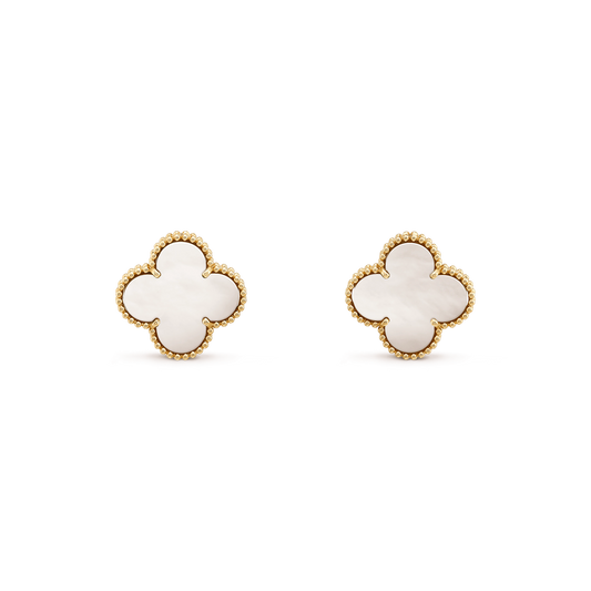 [LumiVibe]CLOVER MINI GOLD EARRINGS