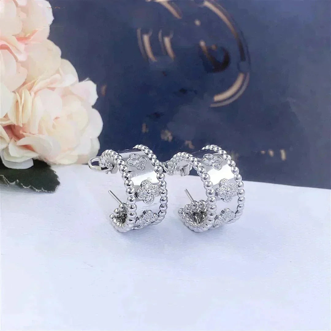 [LumiVibe]PERLEE DIAMOND EARRINGS