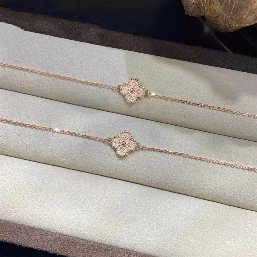 [LumiVibe]CLOVER SINGLE FLOWER BRACELET