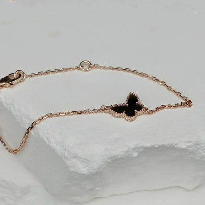[LumiVibe]BUTTERFLY ONYX  BUTTERFLY BRACELET