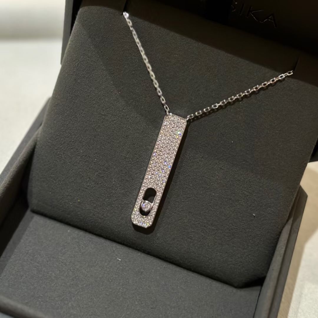 [LumiVibe]MY FIRST DIAMOND PAVED NECKLACE