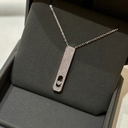 [LumiVibe]MY FIRST DIAMOND PAVED NECKLACE