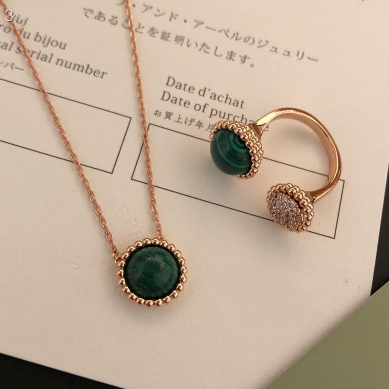 [LumiVibe]PERLEE COULEURS DIAMOND ROSE GOLD BETWEEN THE FINGER RING