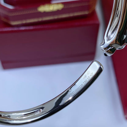 [LumiVibe]PANTHERE SILVER OPEN BRACELET