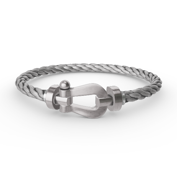 [LumiVibe]FORCE LARGE HORSESHOE NO DIAMOND BRACELET SILVER
