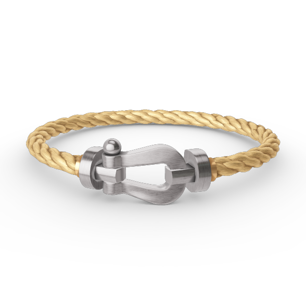 [LumiVibe]FORCE LARGE HORSESHOE NO DIAMOND BRACELET SILVER