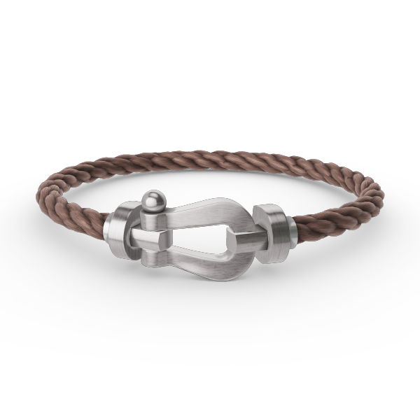 [LumiVibe]FORCE LARGE HORSESHOE NO DIAMOND BRACELET SILVER
