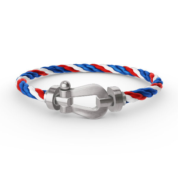 [LumiVibe]FORCE LARGE HORSESHOE NO DIAMOND BRACELET SILVER
