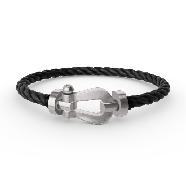 [LumiVibe]FORCE LARGE HORSESHOE NO DIAMOND BRACELET SILVER