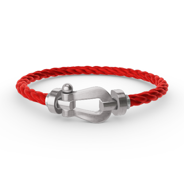 [LumiVibe]FORCE LARGE HORSESHOE NO DIAMOND BRACELET SILVER