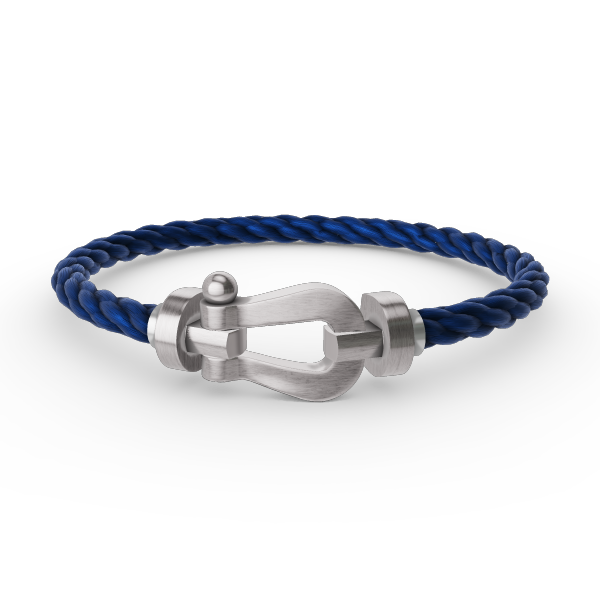 [LumiVibe]FORCE LARGE HORSESHOE NO DIAMOND BRACELET SILVER