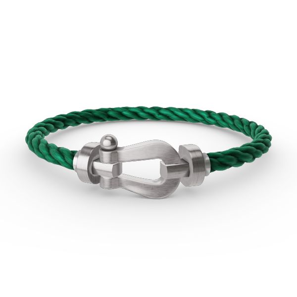[LumiVibe]FORCE LARGE HORSESHOE NO DIAMOND BRACELET SILVER