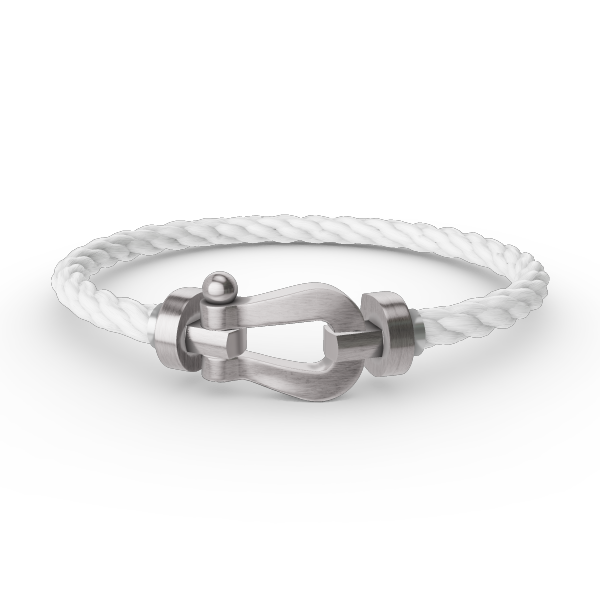 [LumiVibe]FORCE LARGE HORSESHOE NO DIAMOND BRACELET SILVER