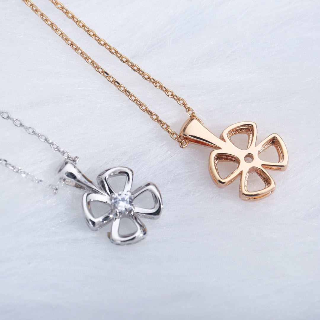 [LumiVibe]FIOREVER NECKLACE DIAMOND CENTER