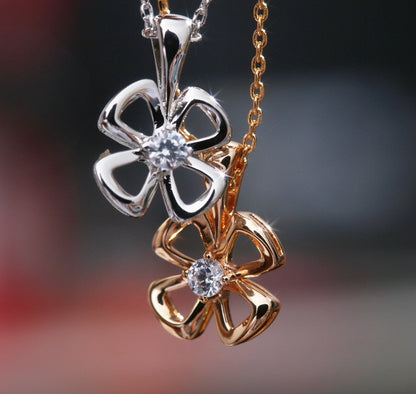 [LumiVibe]FIOREVER NECKLACE DIAMOND CENTER