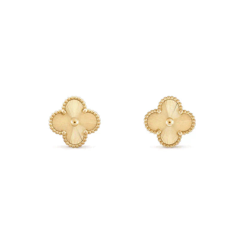 [LumiVibe]CLOVER MEDIUM 1 MOTIFS LASER EARRINGS