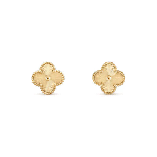 [LumiVibe]CLOVER MEDIUM 1 MOTIFS LASER EARRINGS