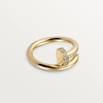 [LumiVibe]JUSTE RING 2.65MM GOLD DIAMOND